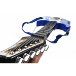 Detská rocková elektrická gitara na batérie + zosilňovač a mikrofón Blue