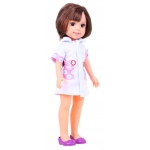 IMEX Toys bábika zdravotná sestra brunetka
