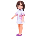 IMEX Toys bábika zdravotná sestra brunetka