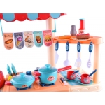 IMEX Toys Fast Food Stánok s kolieskami a príslušenstvom