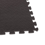 EVA Penový koberec 60 x 60 cm 4 ks čierna
