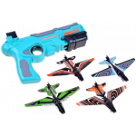 iMex Toys Pištoľ na odpaľovanie lietadiel + 4 lietadlá
