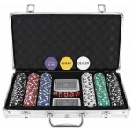 TFY No.9554 Poker set v kufri s 300 ks žetónov