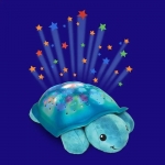 Cloud B Twinkling Twilight Turtle nočná lampa s melódiou modrá korytnačka