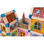 iMex Toys Drevený domček pre bábiky 268 dielov
