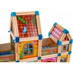 iMex Toys Drevený domček pre bábiky 268 dielov