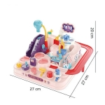 iMex Toys Náučná autodráha Pink Adventure 2v1