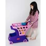 Doloni detský nákupný vozík ružový