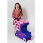 Doloni detský nákupný vozík ružový