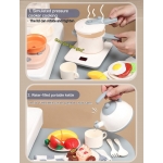 iMex Toys detská interaktívna kuchynka 100cm Gourmet šedá