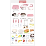 iMex Toys detská interaktívna kuchynka 100cm Gourmet ružová