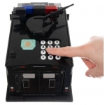ISO 14369 Detská auto pokladnička na ukladanie peňazí pomocou hesla a odtlačku prsta