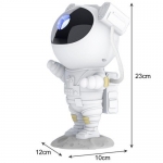 Izoxis 21857 Astronaut projektor nočnej oblohy, polárna žiara a hviezd, diaľkové ovládanie