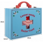 iMex Toys drevený doktorandský kufrík modrý