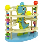 iMex Toys Drevená guličková dráha dinosaurus
