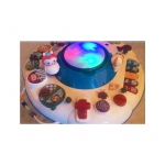 iMex Toys Interaktívny hudobný stolík pre deti červený
